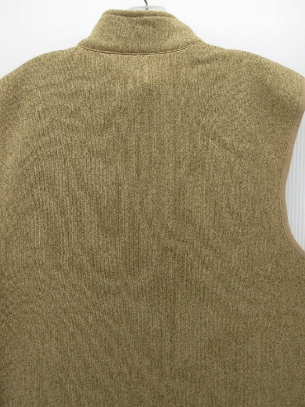 Eddie Bauer Vest Large Oatmeal Sweater Fleece Jacket Coat Hiking NEW - Picture 9 of 12